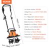 VEVOR 14-in Front -Tine Forward-rotating Tiller