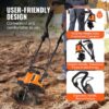 VEVOR 14-in Front -Tine Forward-rotating Tiller