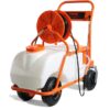VEVOR 15-Gallon 12-volt Battery Operated Plastic Push Sprayer with Adjustable Spray Pattern