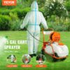 VEVOR 15-Gallon 12-volt Battery Operated Plastic Push Sprayer with Adjustable Spray Pattern