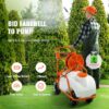 VEVOR 15-Gallon 12-volt Battery Operated Plastic Push Sprayer with Adjustable Spray Pattern