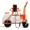 VEVOR 15-Gallon 12-volt Battery Operated Plastic Push Sprayer with Adjustable Spray Pattern
