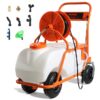 VEVOR 15-Gallon 12-volt Battery Operated Plastic Push Sprayer with Adjustable Spray Pattern