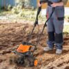 VEVOR 18-in Front -Tine Forward-rotating Tiller