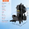 VEVOR 3/4-HP 120 -Volt 98-Gallon Cast iron Submersible sump pump (WSBZ075HP110VIOA1V1)
