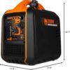 WEN 2500-Watt Inverter Generator, Quiet, Portable, and Lightweight with Fuel Shut Off (56250i)