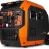 WEN 6800-Watt Dual Fuel RV-Ready Electric Start Portable Inverter Generator with Fuel Shut Off and CO Watchdog for Electric Vehicle Backup (DF680iX)