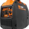 WEN Super Quiet 2350-Watt Portable Inverter Generator with Fuel Shut Off, Gasoline Power, Ultra Lightweight (56235i), Black