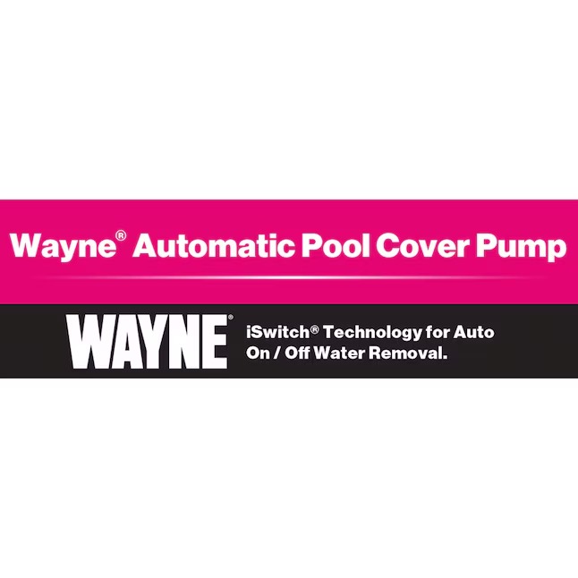 Wayne 57729-WYNP Pool Pumps 50 Clog Resistant Plug-in Pool Cover Pump Wayne 57729-WYNP Pool Pumps 50 Clog Resistant Plug-in Pool Cover Pump - Image 3