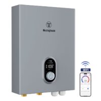 Mizudo ET027A0W EQUIK Classic 27 kW 4.4 GPM 240-Volt Touch Screen Residential Electric Tankless Water Heater