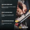 Work Sharp Pro Precision Adjust Elite & Guided Field Knife Sharpener Kit - Professional Sharpening System for Kitchen, Pocket & Outdoor Knives - Complete 2-Piece Bundle Set