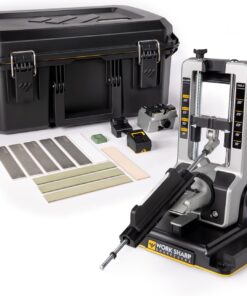 Work Sharp Professional Precision Adjust Elite Knife Sharpener Kit - Complete Sharpening System for Kitchen, Pocket & Hunting Knives - Premium Angle-Guided Sharpening