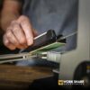 Work Sharp Professional Precision Adjust Knife Sharpener Kit - Complete Sharpening System for Kitchen, Pocket & Hunting Knives - Premium Angle-Guided Sharpening