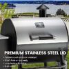 Z GRILLS ZPG-550A2E 585-Sq. in Sliver Pellet Grill