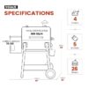 Z GRILLS ZPG-550A2E 585-Sq. in Sliver Pellet Grill