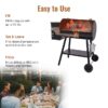 Z GRILLS ZPG-550B 567-Sq. in Black Pellet Grill