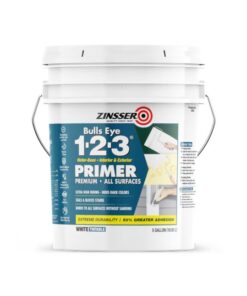 Zinsser 02000 Bulls Eye 1-2-3 Interior/Exterior Multi-purpose Water-based Wall and Ceiling Primer ( 5-gallon )