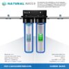 iSpring F2WGB22BM Whole House Water Filter Replacement Whole House 6-Months Replacement Filter 2 -Pack