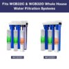 iSpring F3WCB32 6 Month Whole House Water Filter Replacement Whole House 6-Months Replacement Filter 3 -Pack