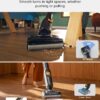 roborock F25 BX Wet Dry Vacuum Cleaner, Cordless Vacuum Mop All in One with 20000Pa, 194°F Hot Air Flash Drying & Self Cleaning, Zero-Tangle Wet Mop Cleaner for Hard Floor, 180° Lie Flat