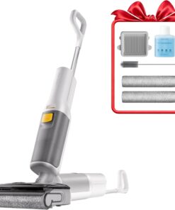 roborock F25 GT Set Wet Dry Vacuum Mop, Wet Dry Vacuum Cleaner Cordless, 20000Pa Floor Cleaner Machine for Tile Hard Floor, 194°F Self Cleaning Mop Combo with 180° Lie-Flat, 2 Extra Roller Brush