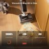 roborock F25 GT Set Wet Dry Vacuum Mop, Wet Dry Vacuum Cleaner Cordless, 20000Pa Floor Cleaner Machine for Tile Hard Floor, 194°F Self Cleaning Mop Combo with 180° Lie-Flat, 2 Extra Roller Brush
