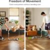 roborock H60 Cordless Stick Vacuum Cleaner, 115AW Suction Power, 60-Min Runtime, 90° Bendable Tube, Dust-Revealing LED, Anti-Tangle Cordless Vacuum Cleaners for Home, Carpets, Hard Floors & Pet Hair