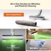roborock H60 Hub Cordless Stick Vacuum Cleaner with Auto-Empty Dock, 115AW Suction for Carpets and Hard Floors, Vacuum Cleaners with 60-Min Runtime, Anti-Tangle Brush, 140° Green LED Dust Detection