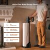 roborock H60 Hub Ultra Cordless Vacuum Cleaner with Auto-Empty Dock, 210AW Suction Stick Vacuum Cleaners for Home and Pet Hair, Rechargeable, 90-Min Runtime, Anti-Tangle Brush, 140° LED Dust Detection