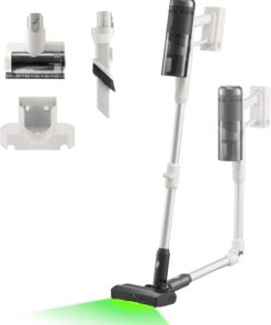 roborock H60 Pro Cordless Stick Vacuum Cleaner, 170AW Suction Power, 80-Min Runtime, 90° Bendable Tube, Dust-Detecting LED, Anti-Tangle Vacuum Cleaner for Home, Carpets, Hard Floors & Pet Hair