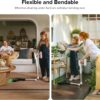 roborock H60 Pro Cordless Stick Vacuum Cleaner, 170AW Suction Power, 80-Min Runtime, 90° Bendable Tube, Dust-Detecting LED, Anti-Tangle Vacuum Cleaner for Home, Carpets, Hard Floors & Pet Hair