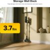 roborock H60 Pro Cordless Stick Vacuum Cleaner, 170AW Suction Power, 80-Min Runtime, 90° Bendable Tube, Dust-Detecting LED, Anti-Tangle Vacuum Cleaner for Home, Carpets, Hard Floors & Pet Hair