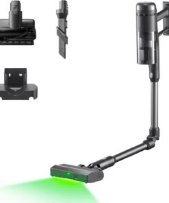 roborock H60 Ultra Cordless Stick Vacuum Cleaners, Upgraded 210AW Suction Stick Vacuum with 90-Min Runtime, 90° Bendable Tube, LED Dust Detection, Vacuum Cleaner for Carpets, Hard Floors & Pet Hair