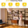 roborock H60 Ultra Cordless Stick Vacuum Cleaners, Upgraded 210AW Suction Stick Vacuum with 90-Min Runtime, 90° Bendable Tube, LED Dust Detection, Vacuum Cleaner for Carpets, Hard Floors & Pet Hair