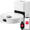 roborock Q10 S5+ Robot Vacuum and Mop, 10,000Pa Suction, Upgraded from Q8 max+, 70 Days Self-Emptying, Obstacle Avoidance, Sonic Mopping, Dual Anti-Tangle Design, Auto Mop Lifting, Ideal for Pet Hair