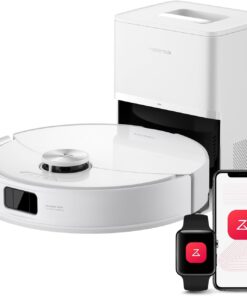 roborock Q10 S5+ Robot Vacuum and Mop, 10,000Pa Suction, Upgraded from Q8 max+, 70 Days Self-Emptying, Obstacle Avoidance, Sonic Mopping, Dual Anti-Tangle Design, Auto Mop Lifting, Ideal for Pet Hair