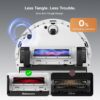 roborock Q10 S5+ Robot Vacuum and Mop, 10,000Pa Suction, Upgraded from Q8 max+, 70 Days Self-Emptying, Obstacle Avoidance, Sonic Mopping, Dual Anti-Tangle Design, Auto Mop Lifting, Ideal for Pet Hair
