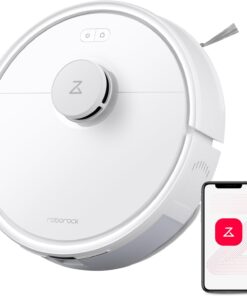 roborock Q7 L5 Robot Vacuum and Mop Combo, 8,000Pa Suction, Upgraded from Q5 Pro, Dual Anti-Tangle System, LiDAR Navigation, No-Go Zones, Self-Charging Robotic Vacuum Cleaner, White