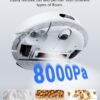 roborock Q7 L5 Robot Vacuum and Mop Combo, 8,000Pa Suction, Upgraded from Q5 Pro, Dual Anti-Tangle System, LiDAR Navigation, No-Go Zones, Self-Charging Robotic Vacuum Cleaner, White