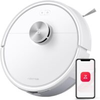 roborock Q7 M5 Robot Vacuum and Mop Combo, 10,000Pa HyperForce Suction, Robotic Vacuum Cleaner, Dual Anti-Tangle System, APP-Controlled Mopping, LiDAR Navigation, for Pet Hair and Carpet, White