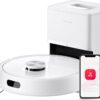 roborock Q7 M5+ Robot Vacuum and Mop, Upgraded from Q5 Max+, Up to 7-9 Weeks Self-Empty, 10000Pa Suction, Dual Anti-Tangle System for Pet Hair & Carpet, PreciSense LiDAR Navigation, App Control, White