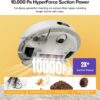 roborock Q7 M5+ Robot Vacuum and Mop, Upgraded from Q5 Max+, Up to 7-9 Weeks Self-Empty, 10000Pa Suction, Dual Anti-Tangle System for Pet Hair & Carpet, PreciSense LiDAR Navigation, App Control, White