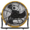Caterpillar® Fan 14" High-Velocity 3-Speed Metal Shroud Floor Fan, 2000 CFM, Yellow