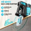 INSE Cordless Vacuum Cleaners, 6-in-1 Lightweight Stick Vacuum for Hardwood Floor Carpet Pet Hair, V770