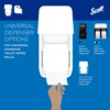 Scott Professional Standard Roll Toilet Paper, Bulk (04460), 2-Ply, Elevated Design, White, Individually Wrapped (80 Rolls of 550 Sheets, 44,000 Sheet Total)