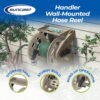 Suncast Handler Taupe 200 feet of 0.63-inch Standard Vinyl Hose Wall-Mounted Hose Reel