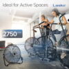 Lasko QuickMount 20" High Velocity Floor Fan and Wall Fan for Large Rooms, 3 Speeds, Pivoting Head, Metal Blades, 2264QM
