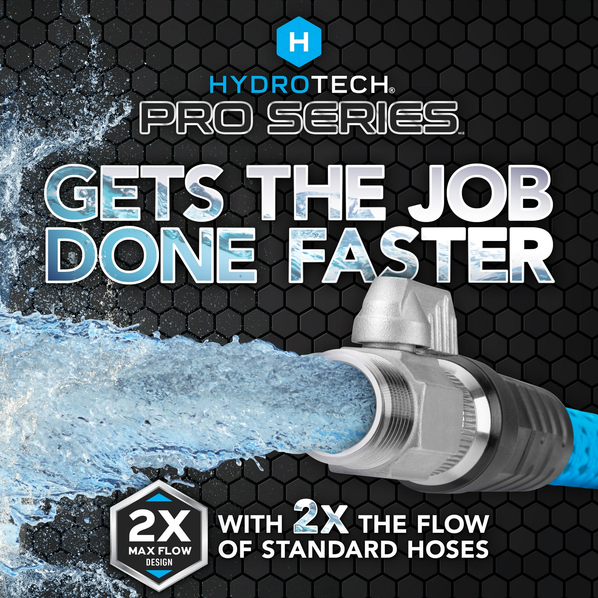 165e87d7-fce7-466a-9540-b56458226de2.b92ace8b101d43002527ce3449b58070.jpeg HydroTech Pro Series 3/4" x 25ft Expandable Garden Hose - Kink-Free, 2x Flow, Lightweight