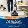 BISSELL CleanView Compact Turbo Bagless, Corded, Compact Vacuum, Lightweight, Scatter-Free Technology, Extension Wand, Model 3437