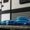Camco EvoFlex2 50-Foot RV Drinking Water Hose - 5/8-Inch Inner Diameter, Blue (22579)